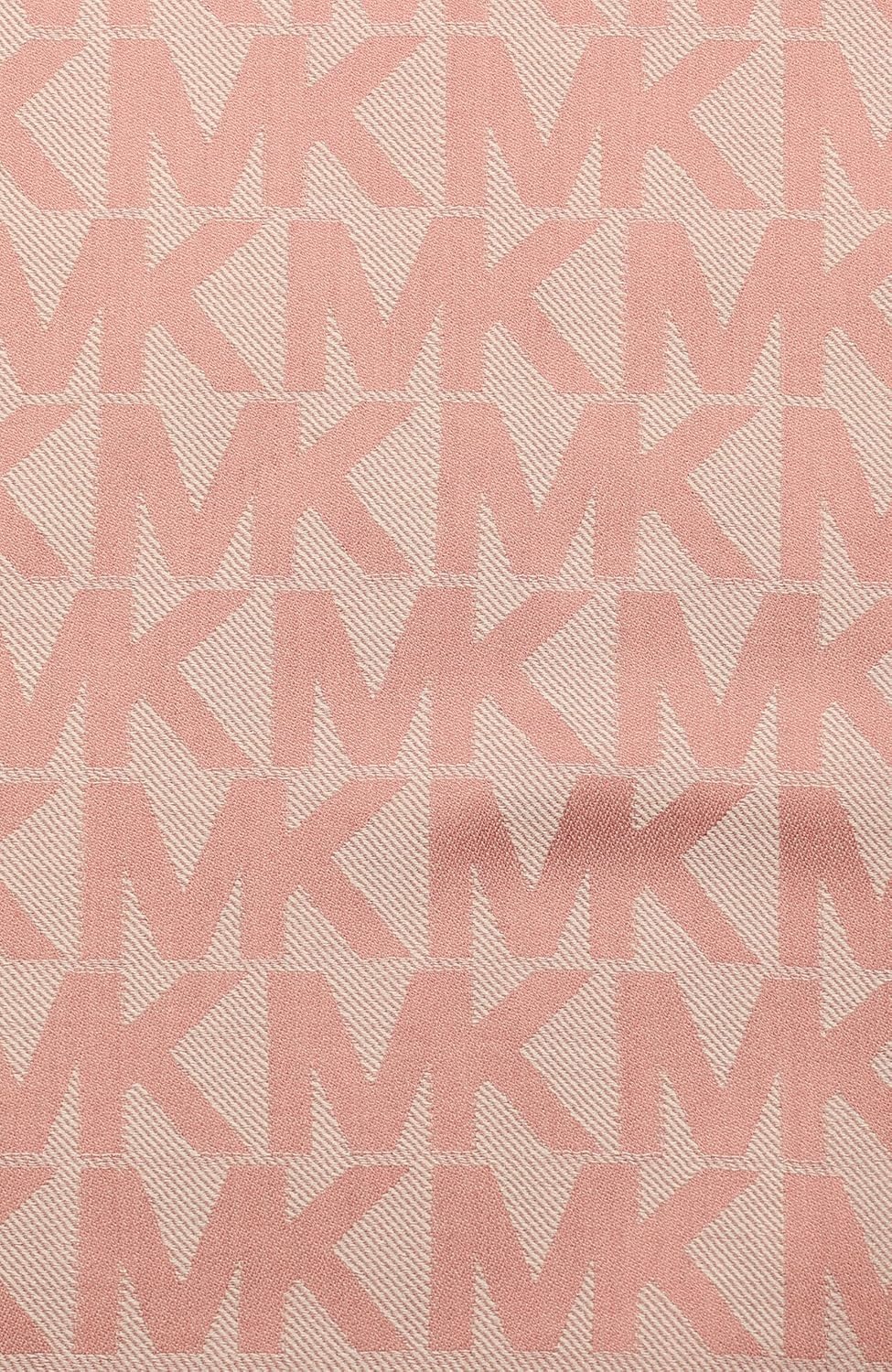image:imageMichael Kors Womens Mk Charm Colorblocked Lws Scarf Stylish Fashion Accessory for Cold WeatherDusty Rose