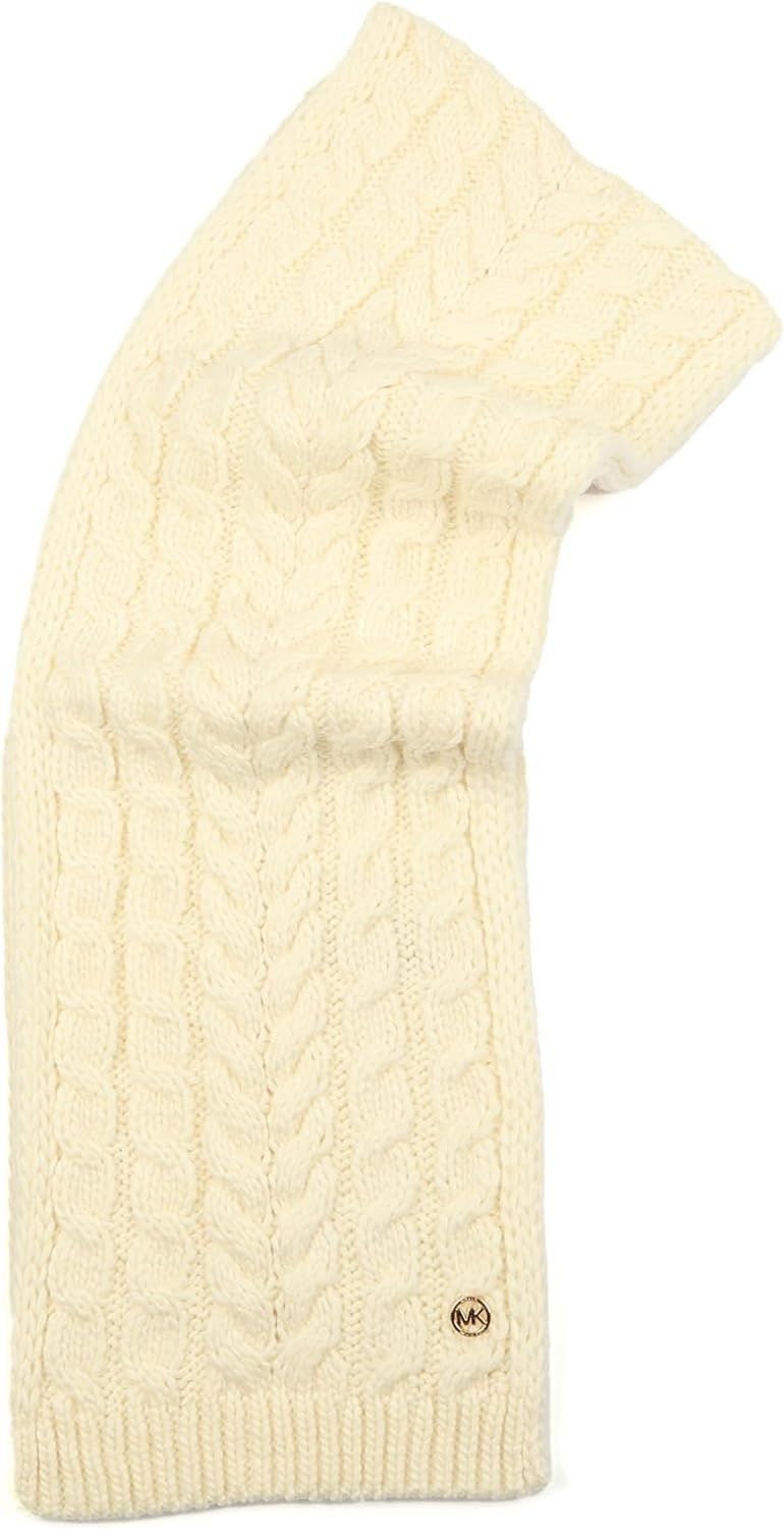 image:imageMichael Kors Womens Moving Cables Scarf Stylish Fashion Accessory Ideal for Cold WeatherCream