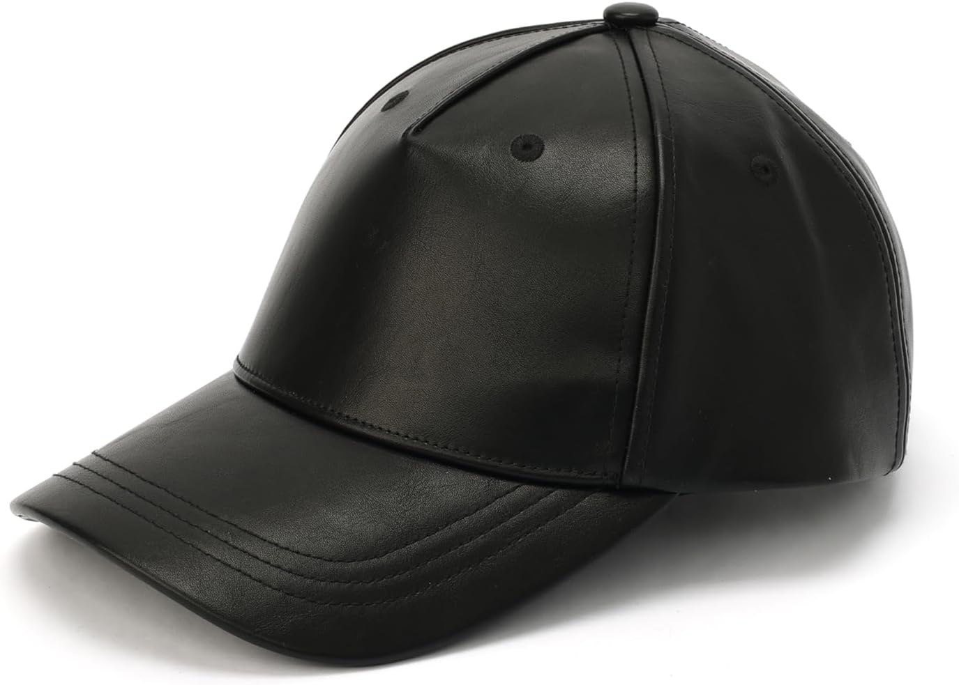 image:imageMichael Kors Womens Neoprene amp Leather Baseball Cap Stylish Hat amp Fashion AccessoryBlack