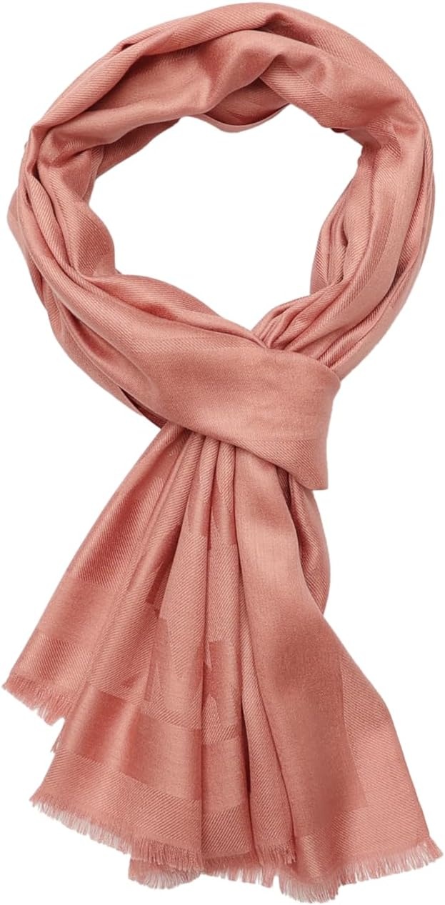 image:imageMichael Kors Womens Stacked Full Scale Scarf Soft amp Stylish Fashion Accessory for Cold WeatherDusty Rose