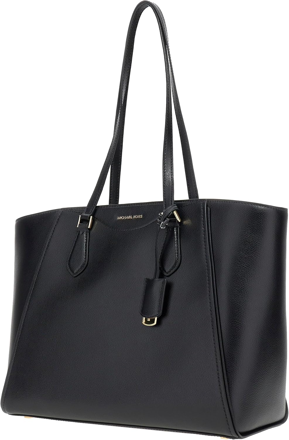 image:imageMichael Kors Womens Taryn Large Multifunctional Topzip Tote BagGoldtone HardwareBlack