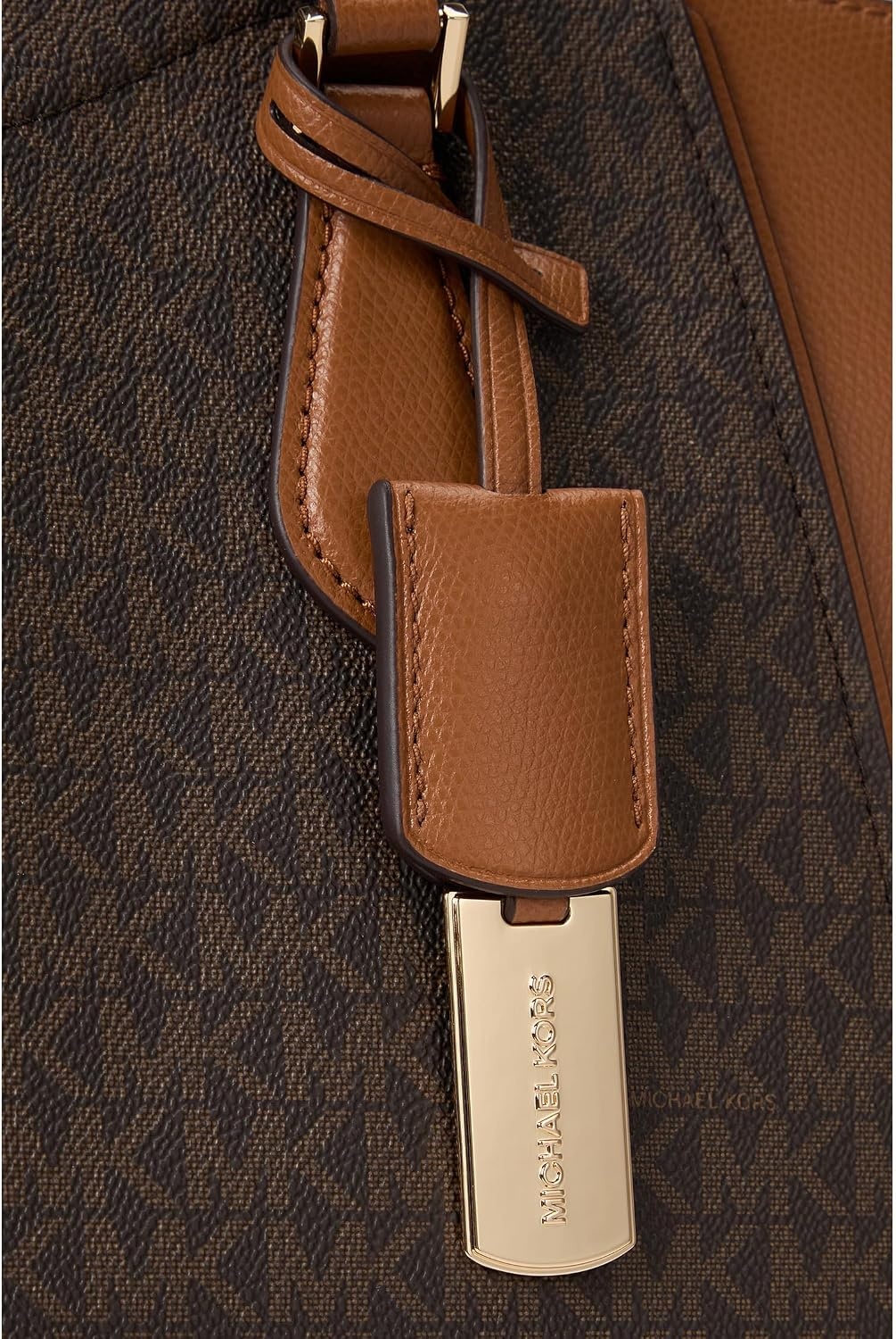 image:imageMichael Kors Womens Taryn Large Multifunctional Topzip Tote BagGoldtone HardwareBrownAcorn