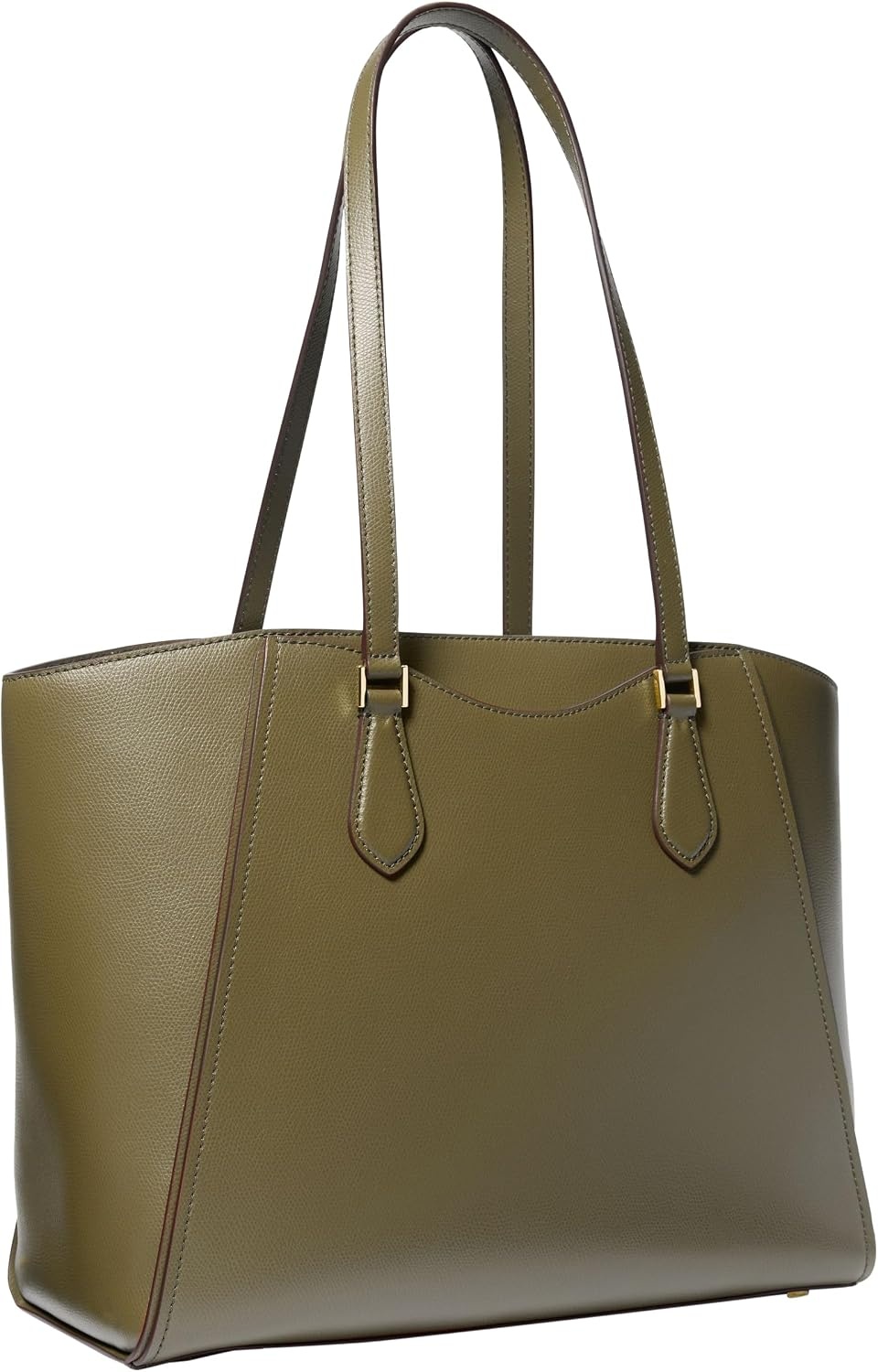 image:imageMichael Kors Womens Taryn Large Multifunctional Topzip Tote BagGoldtone HardwareSafari Green