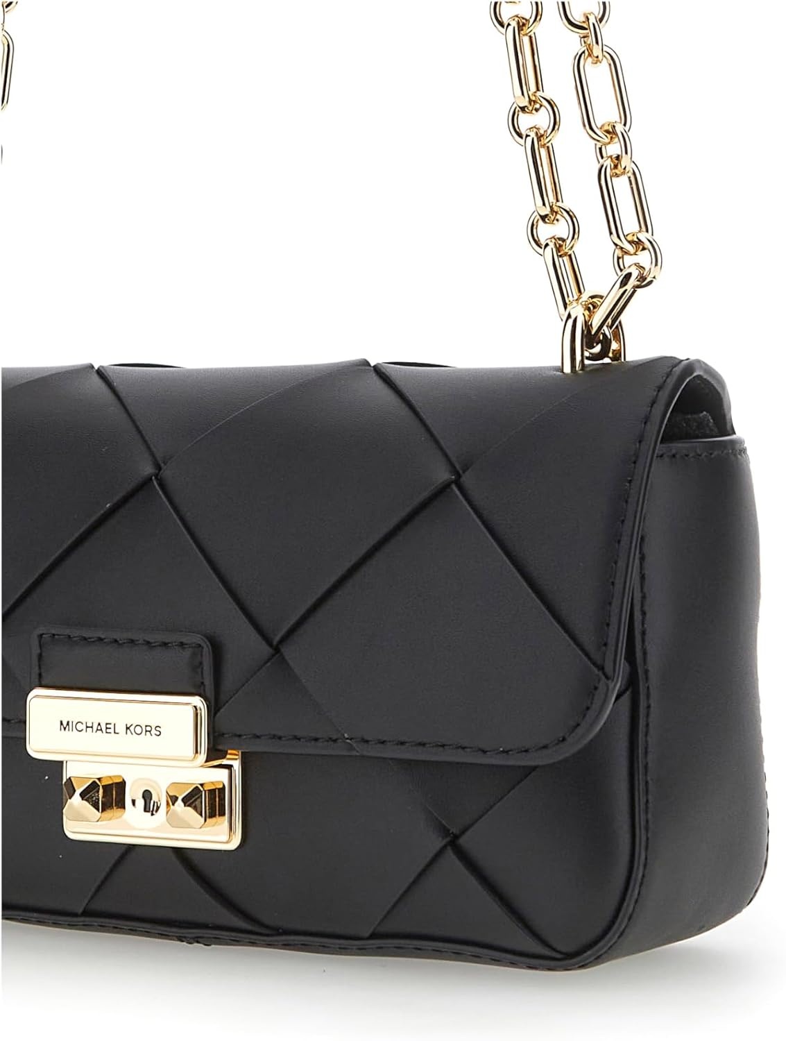 image:imageMichael Kors Womens Tribeca Small Convertible Chain Shoulder BagBlack