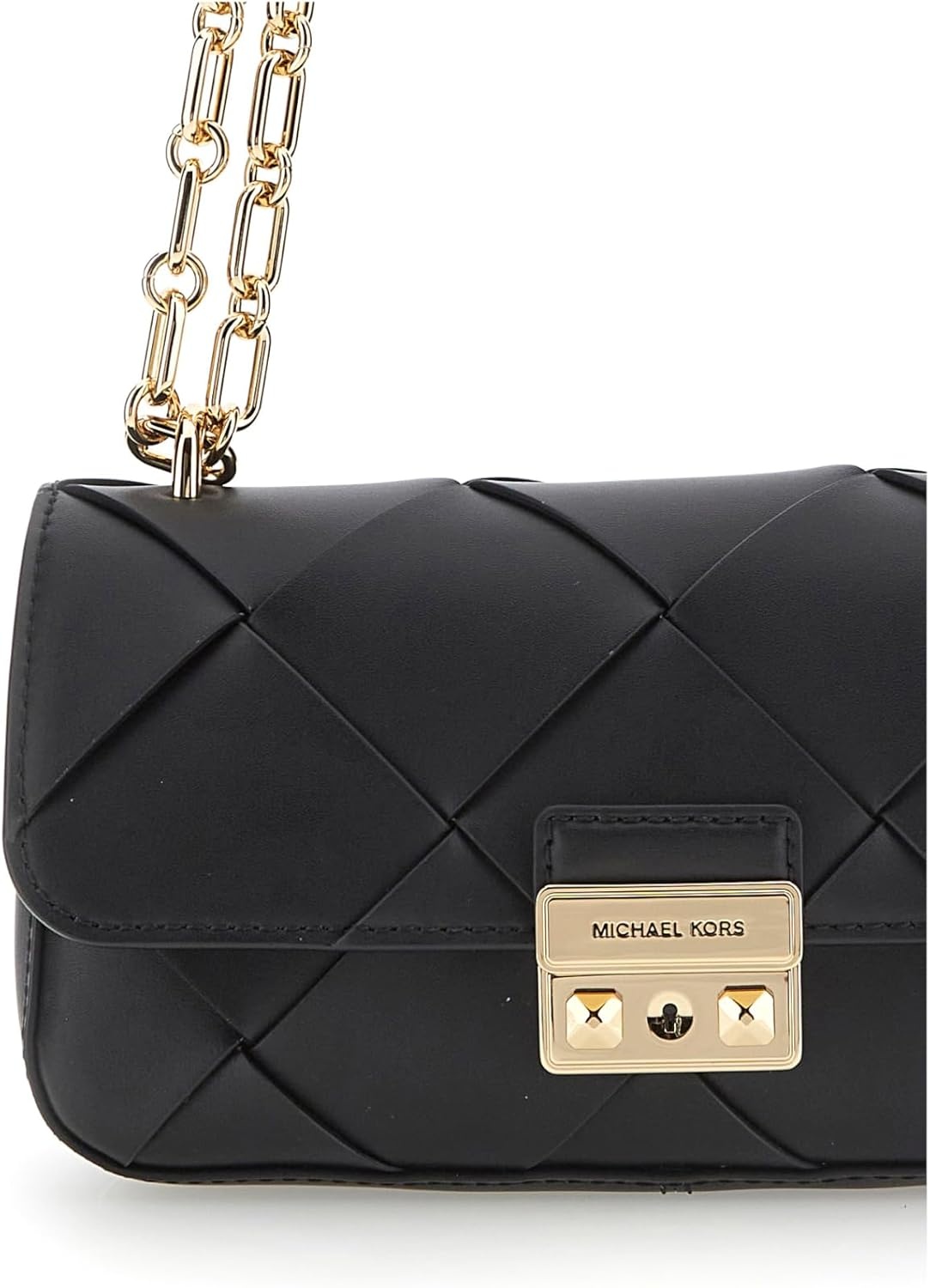 image:imageMichael Kors Womens Tribeca Small Convertible Chain Shoulder BagBlack