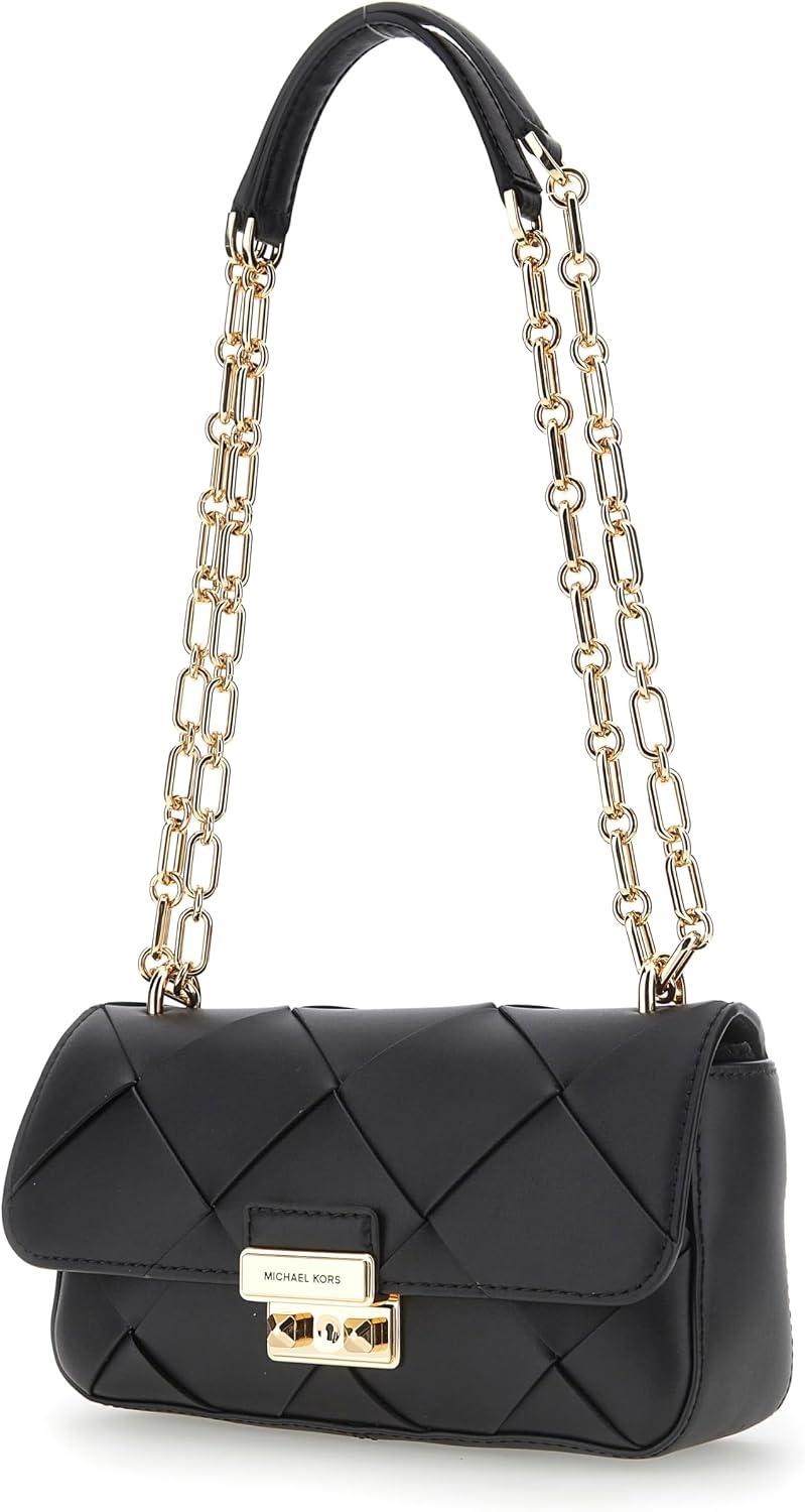 image:imageMichael Kors Womens Tribeca Small Convertible Chain Shoulder BagBlack