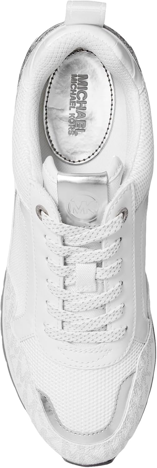 image:imageMichael Kors Womens Wilma TrainerOptic WhiteSilver