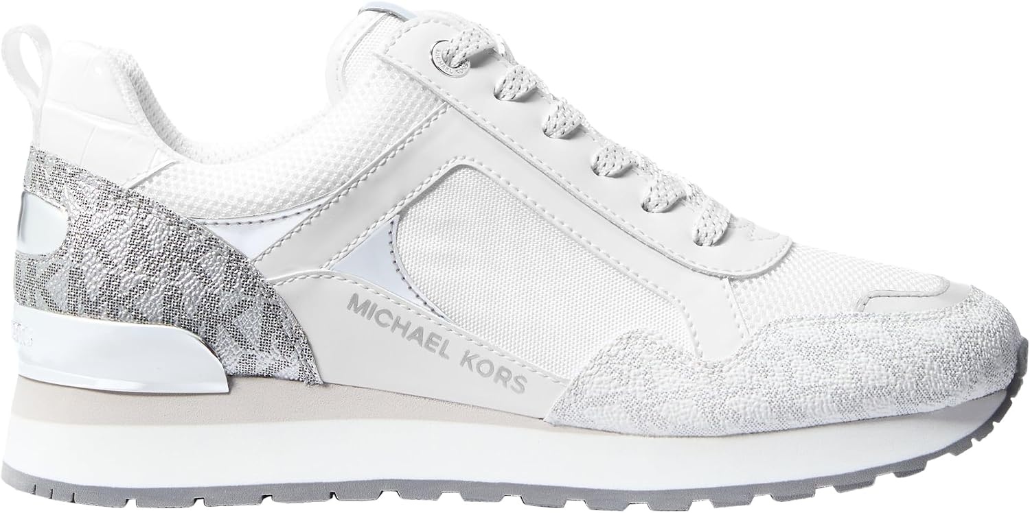 image:imageMichael Kors Womens Wilma TrainerOptic WhiteSilver