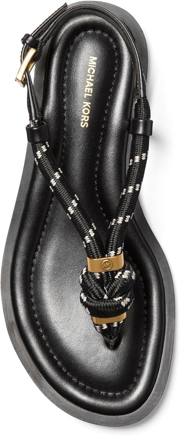 image:imageMichael Kors womens Hera Flat ThongMeshBlack