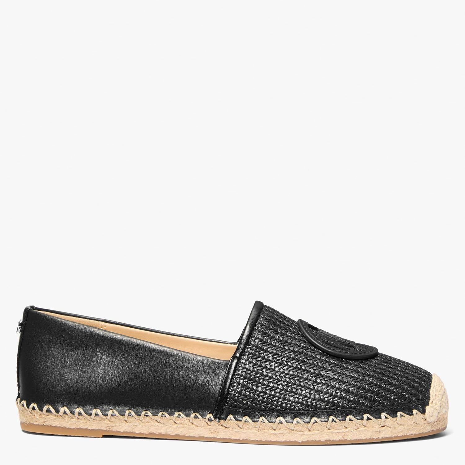 image:imageMichael Michael Kors Kenzie EspadrilleStrawBlack