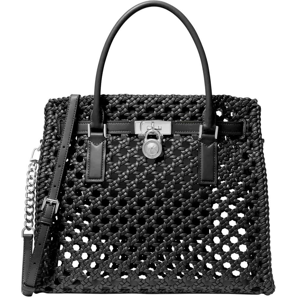 image:imageMICHAEL Michael Kors Hamilton Moderne Large SatchelBlack