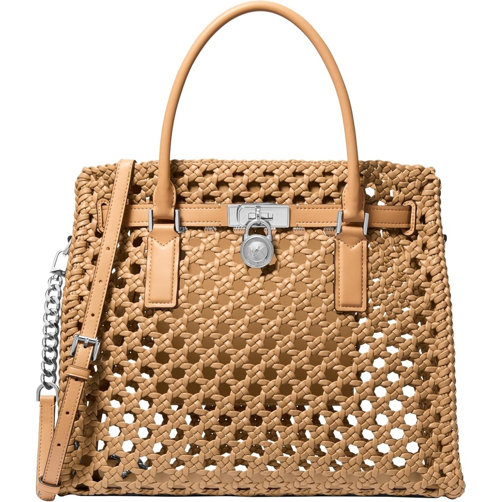 image:imageMICHAEL Michael Kors Hamilton Moderne Large SatchelPeanut