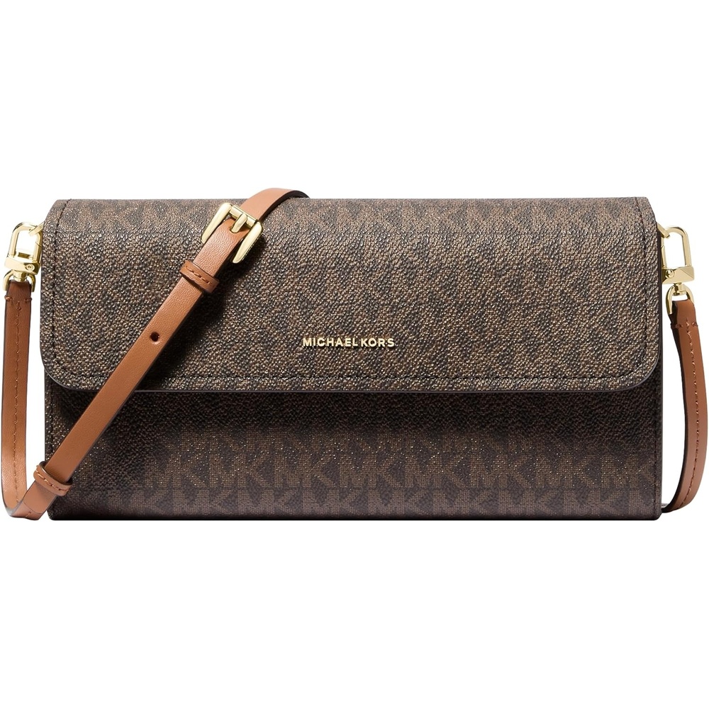image:imageMICHAEL Michael Kors Jet Set Small East West Phone CrossbodyBrownAcorn