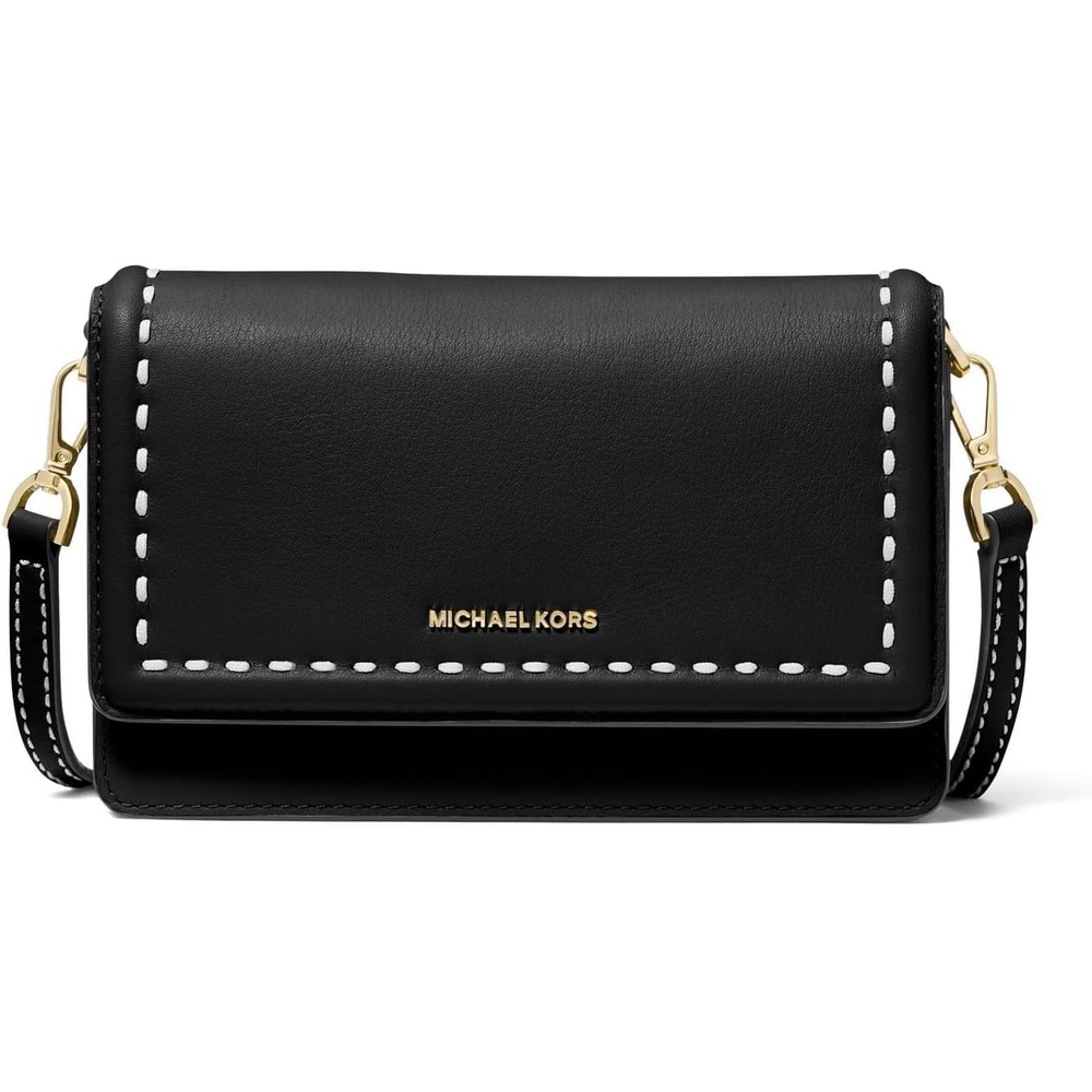 image:imageMICHAEL Michael Kors Jet Set Small Phone Web Strap CrossbodyBlack