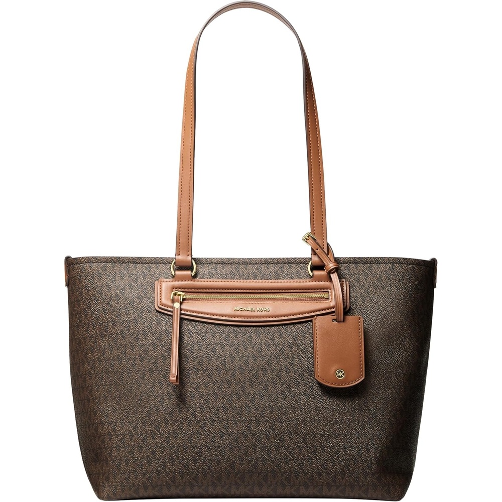 image:imageMICHAEL Michael Kors Jet Set Travel Medium East West Top Zip ToteBrownAcorn