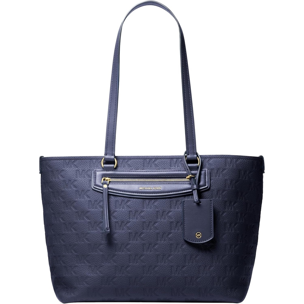 image:imageMICHAEL Michael Kors Jet Set Travel Medium East West Top Zip ToteDress Blues