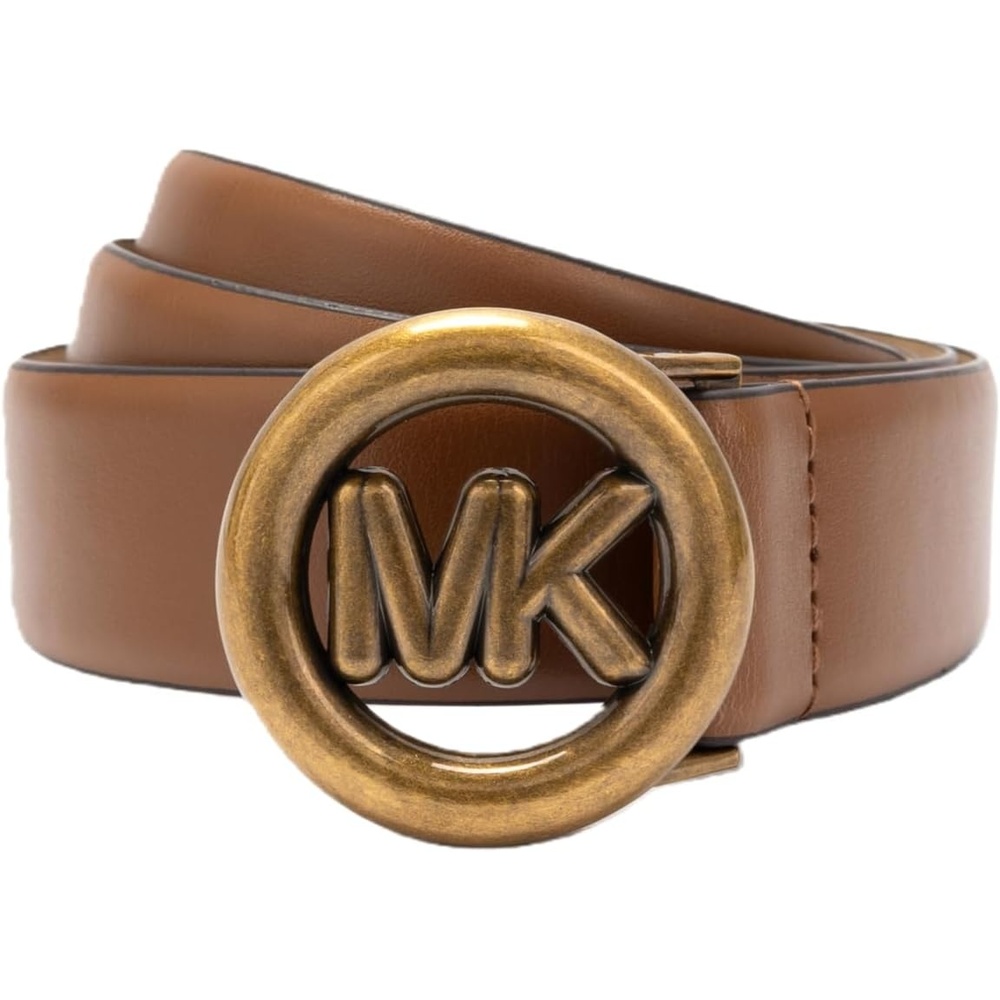 image:imageMichael Kors 125 Inches NON REVERSIBLE LEATHER BELTLuggage Ant Gold