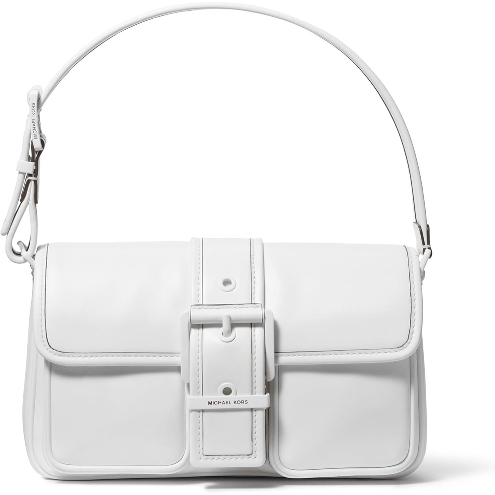 image:imageMichael Kors Colby Medium Shoulder BagTonal HardwareOptic White