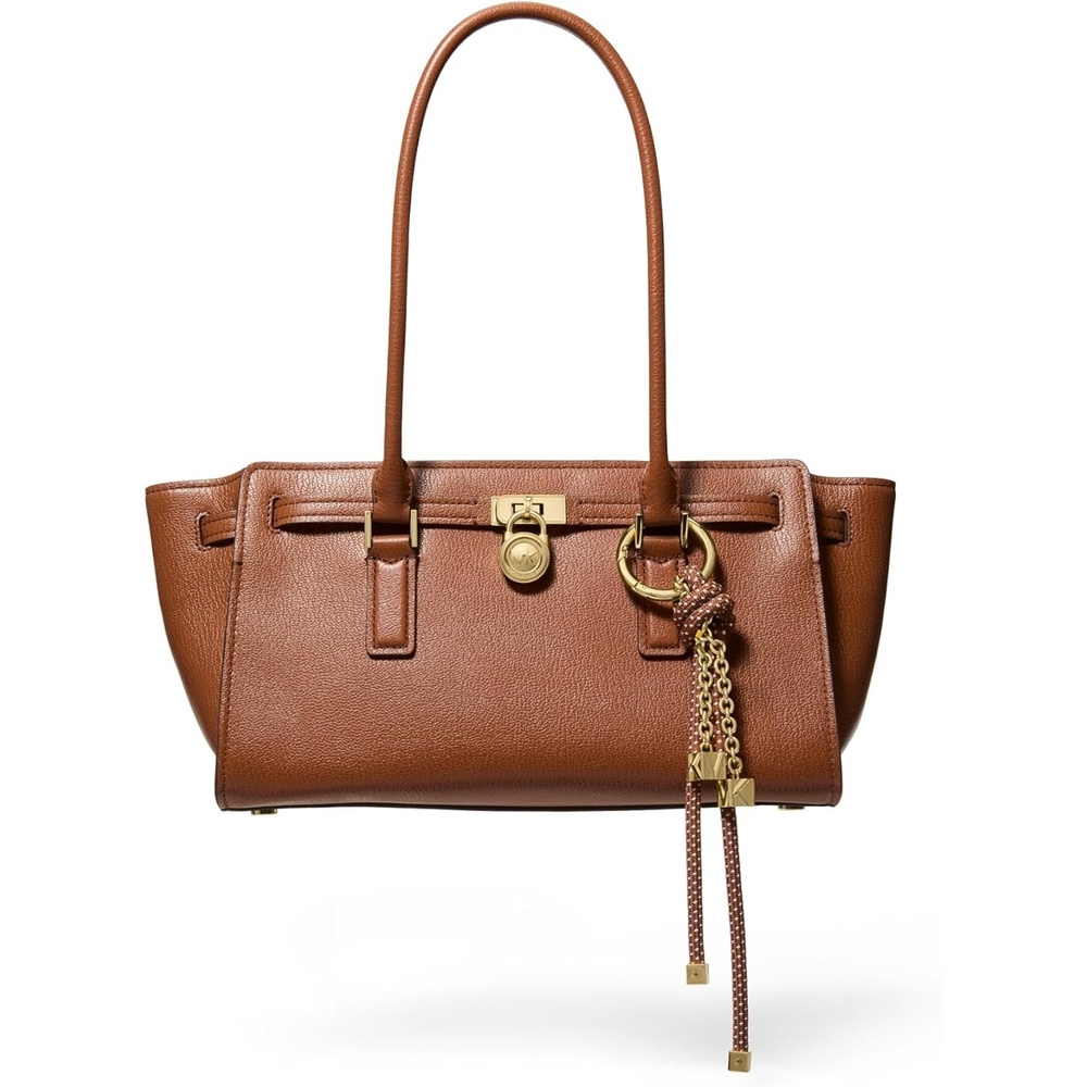 image:imageMichael Kors Hamilton Moderne Small Shoulder ToteGoldtone HardwareUrbino LeatherLuggage