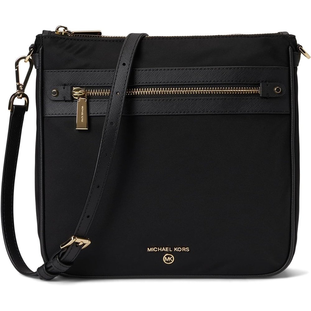 image:imageMichael Kors Jet Set Charm Large Crossbody BagGoldtone HardwareBlack
