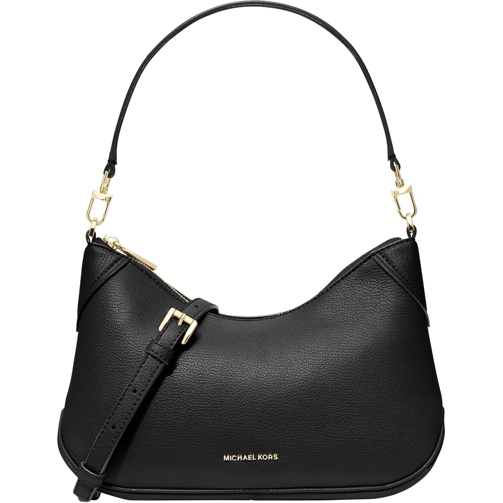 image:imageMichael Kors Jet Set Medium Convertible Pouchette CrossbodyBlack