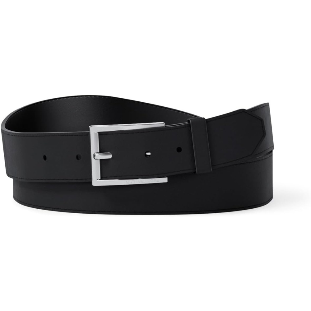 image:imageMichael Kors Mens 31mm Reversible Leather Dress BeltSilvertone HardwareBlack