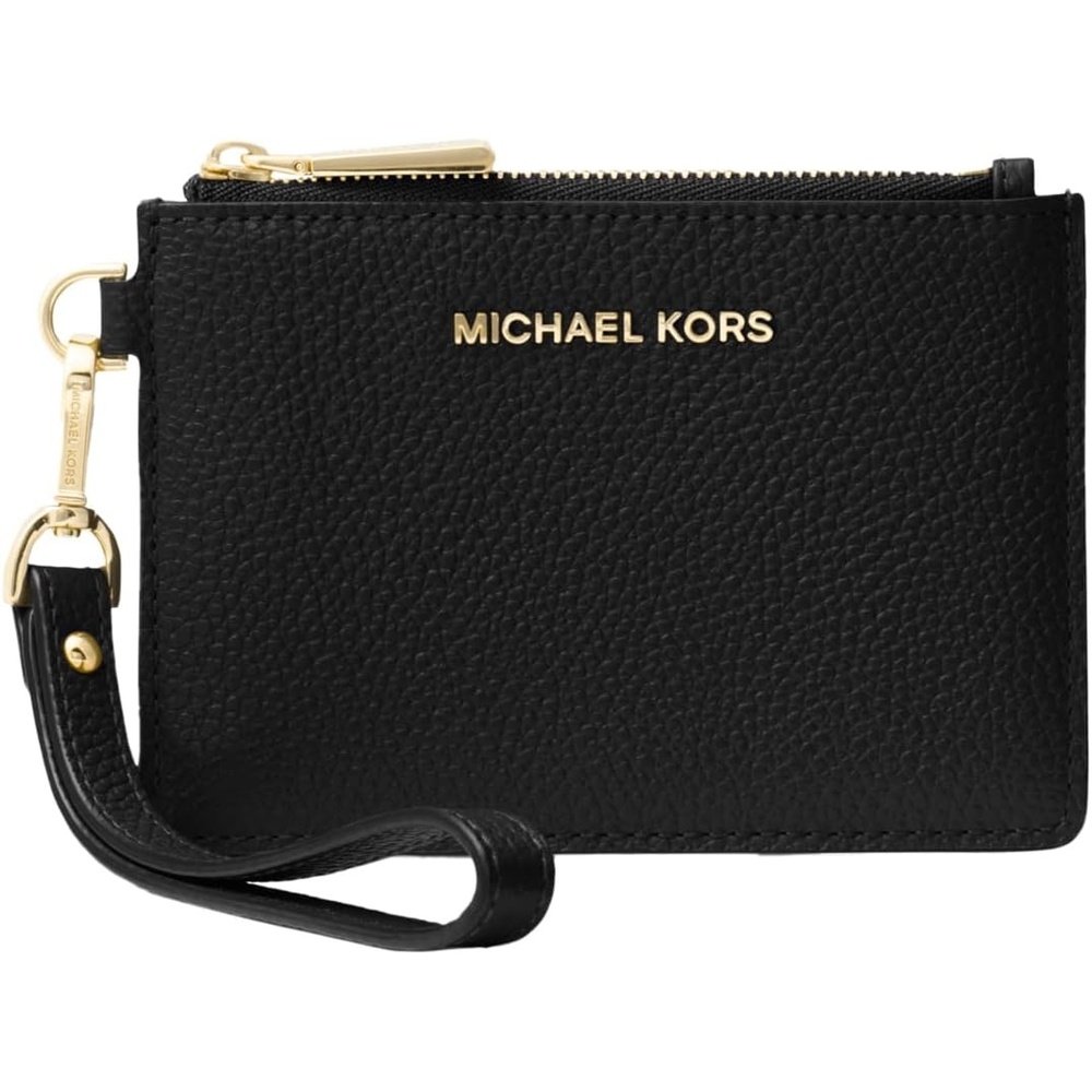 image:imageMichael Kors Mercer Small Coin Purse Luggage One SizeBlack