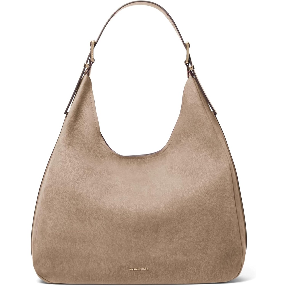 image:imageMichael Kors Nolita Large Hobo Shoulder BagGoldtone HardwareBirch