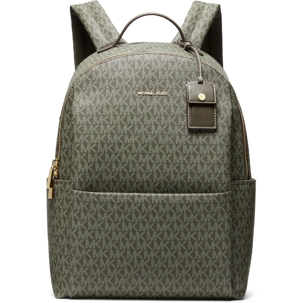 image:imageMichael Kors Sable Large Backpack GoldTone HardwareBirchGoldtone HardwareTonal Mk Signature Coated TwillIvy