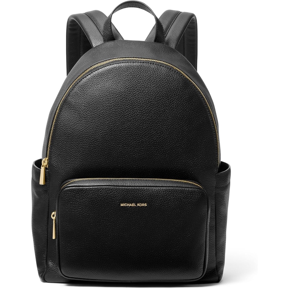 image:imageMichael Kors Tanner Large Backpack GoldTone HardwareBlackBlack