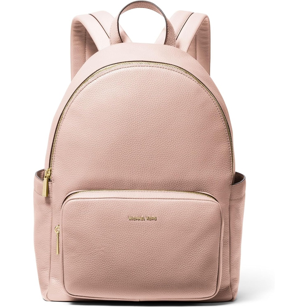 image:imageMichael Kors Tanner Large Backpack GoldTone HardwareBlackSoft Pink