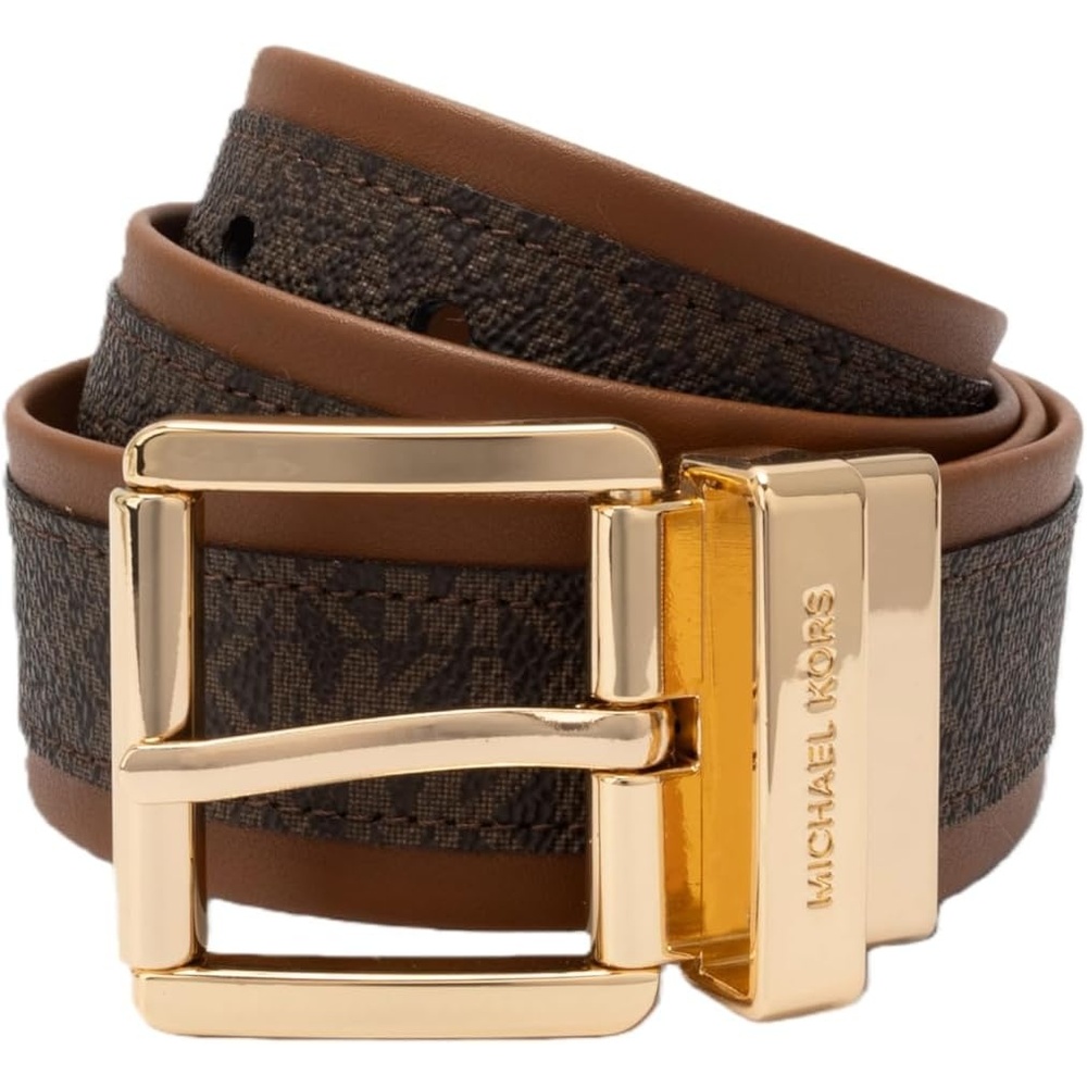 image:imageMichael Kors Womens 15 Inch Reversible Logo Belt Stylish Accessory for Everyday Adjustable FitBrown