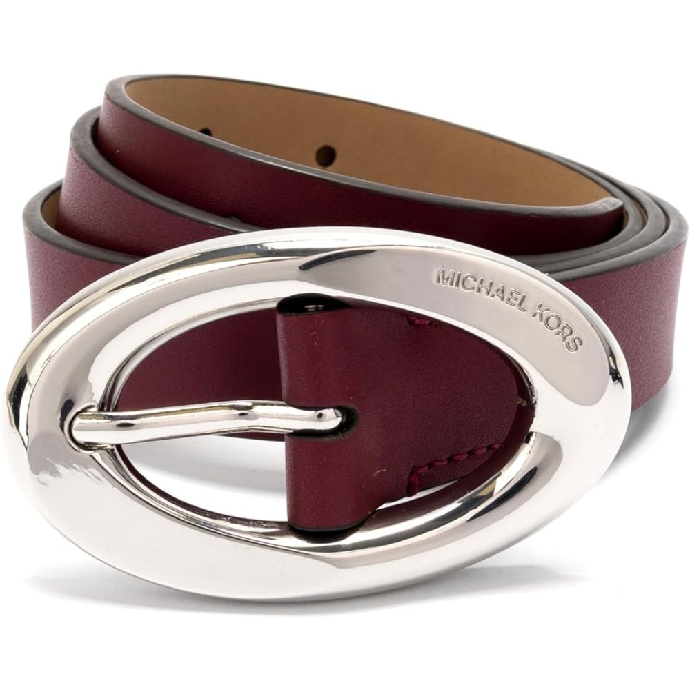 image:imageMichael Kors Womens 25mm Non Reversible BeltOxblood
