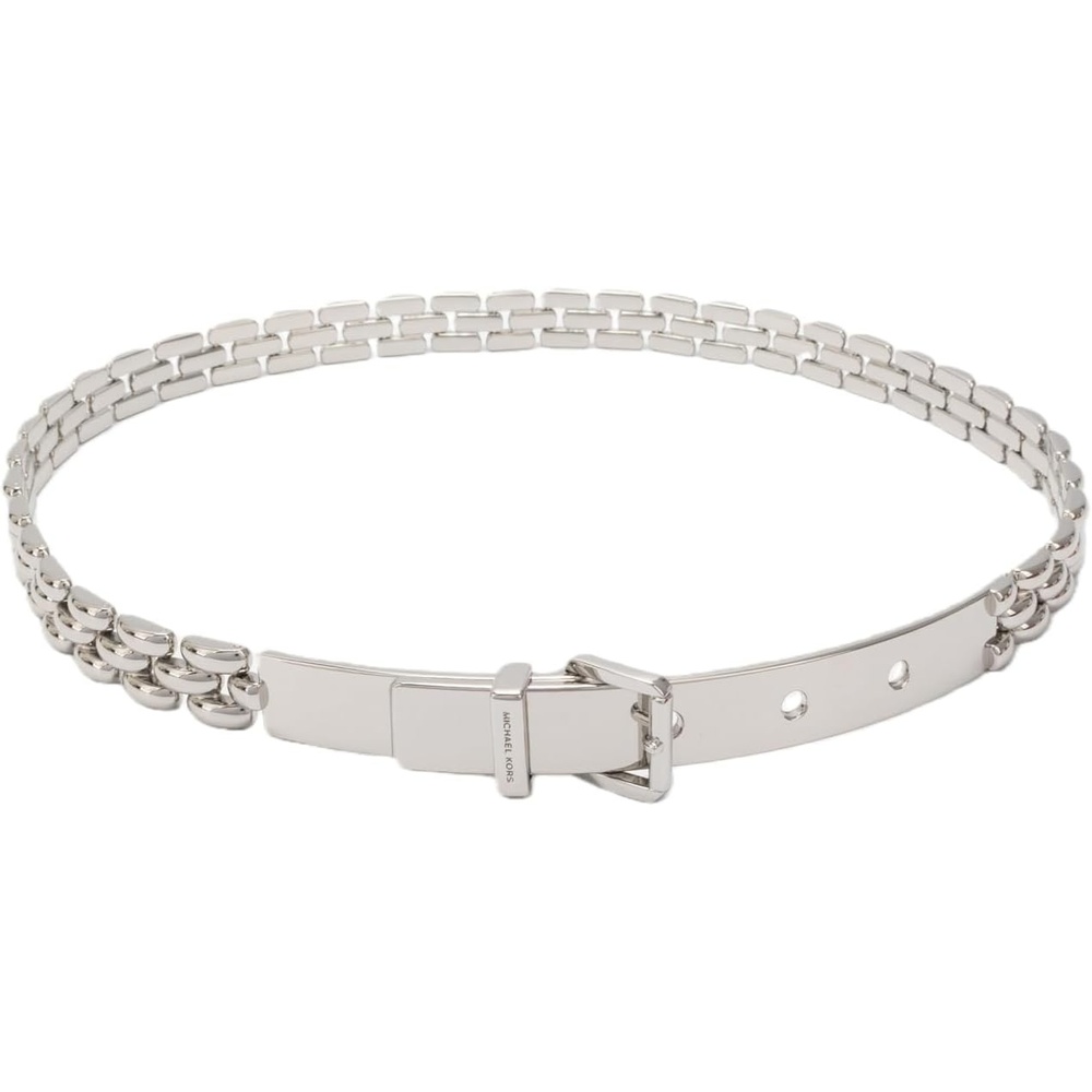 image:imageMichael Kors Womens 7 Inch Chain Belt Stylish Accessory for Everyday Wear Adjustable FitPol Nickel
