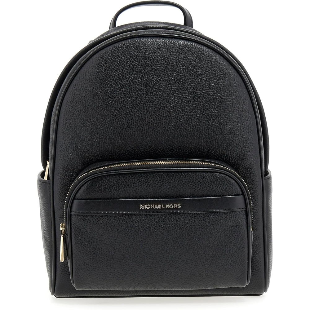 image:imageMichael Kors Womens Bex Medium Backpack SilverTone HardwareBlackGoldtone HardwareBlack
