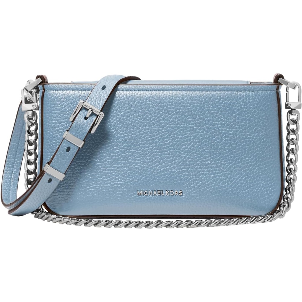 image:imageMichael Kors Womens Bryant Small Convertible Crossbody BagChambray