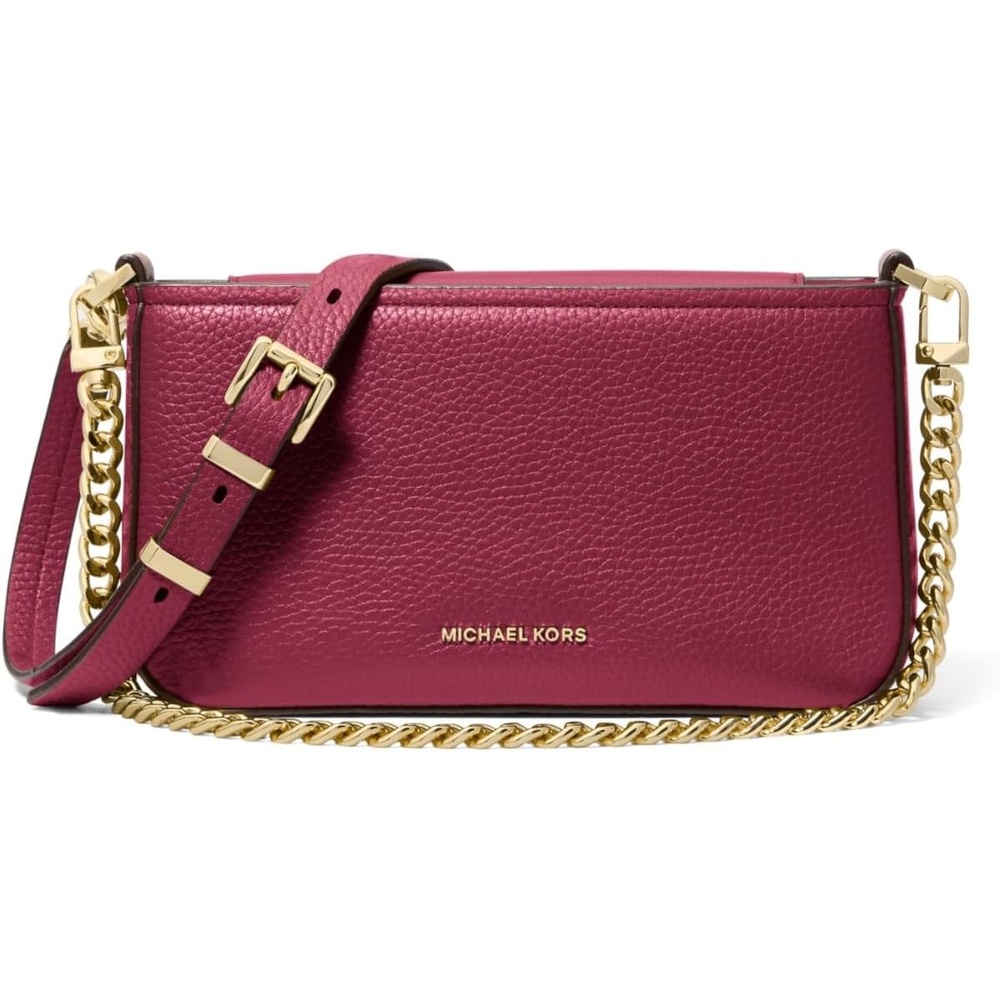 image:imageMichael Kors Womens Bryant Small Convertible Crossbody BagMulberry