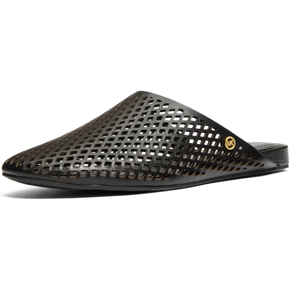 image:imageMichael Kors Womens Cady MuleDiamond Cut LeatherBlack