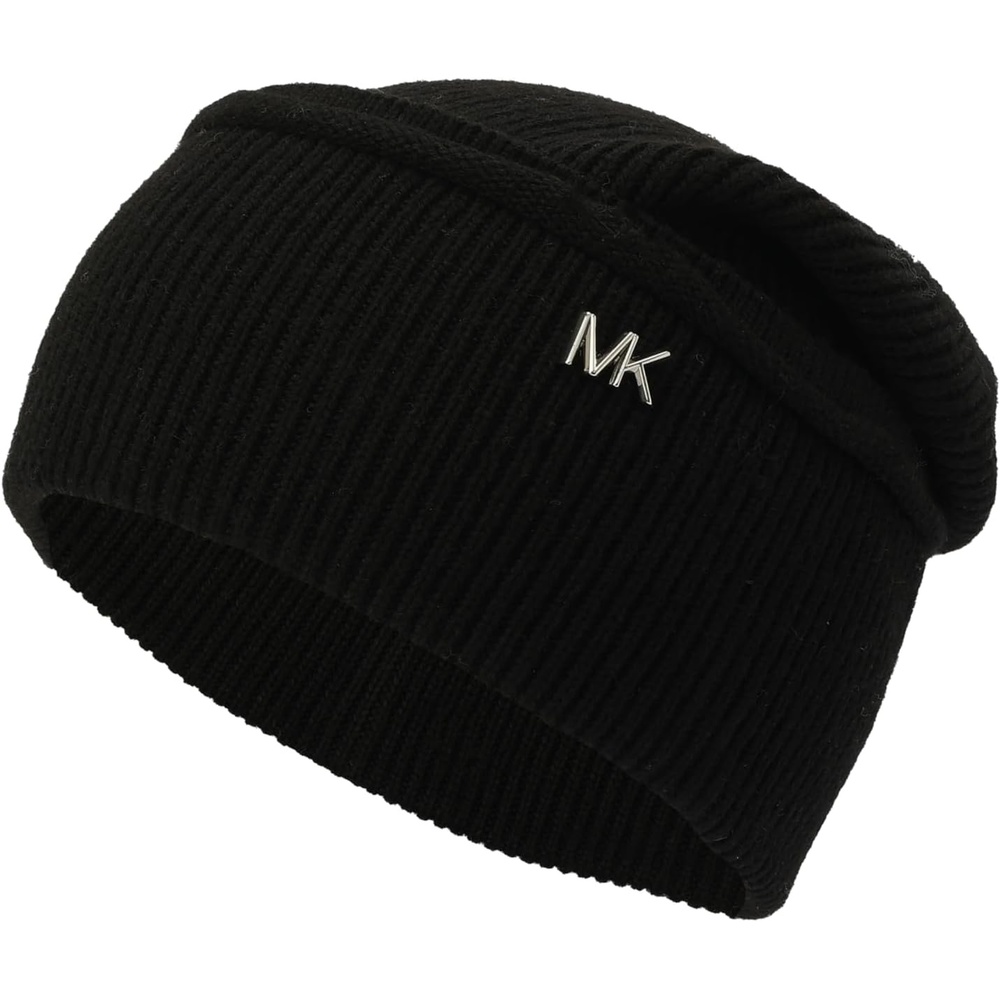 image:imageMichael Kors Womens Exposed Seam Cuff HatBlack
