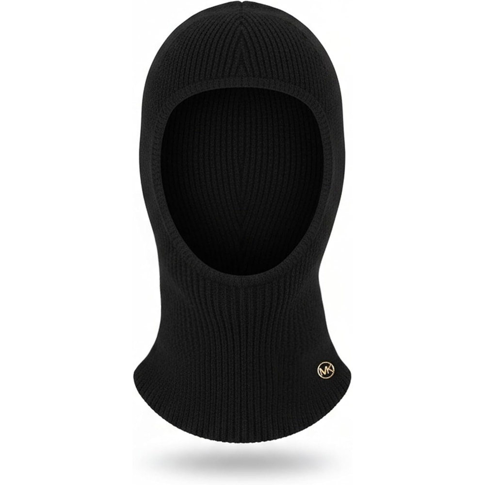 image:imageMichael Kors Womens Furry Balaclava Full Face Stylish Fashion Accessory for Winter Black