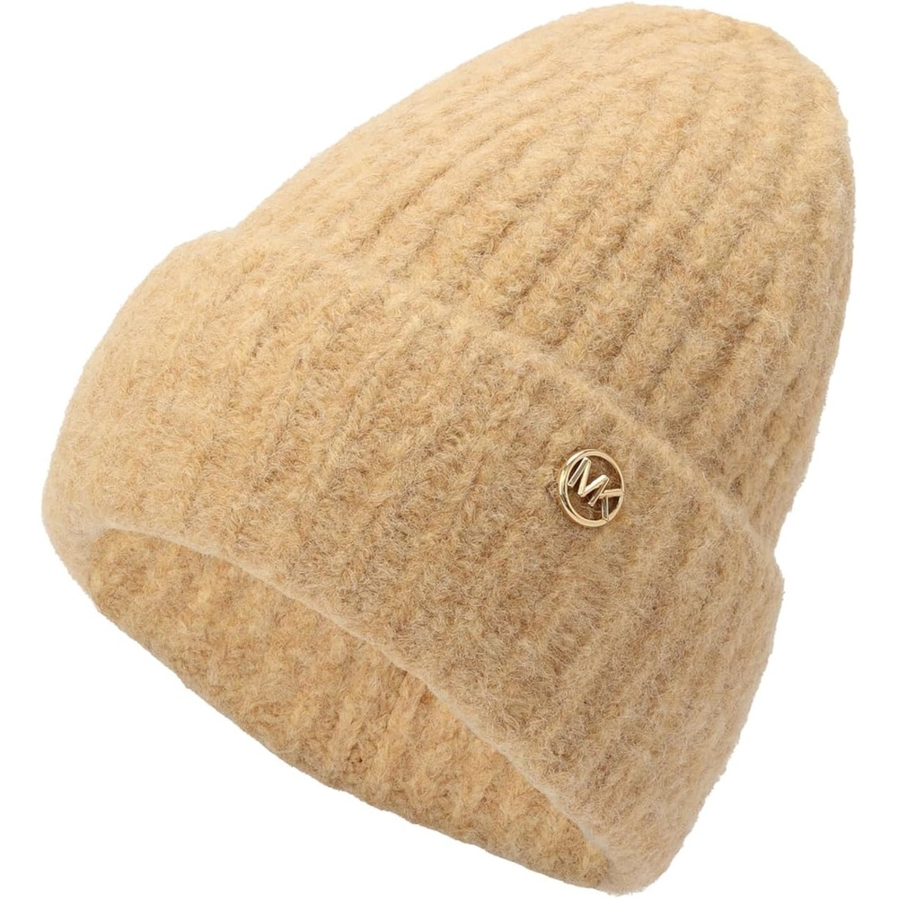 image:imageMichael Kors Womens Furry Cuff HatDark Camel Heather
