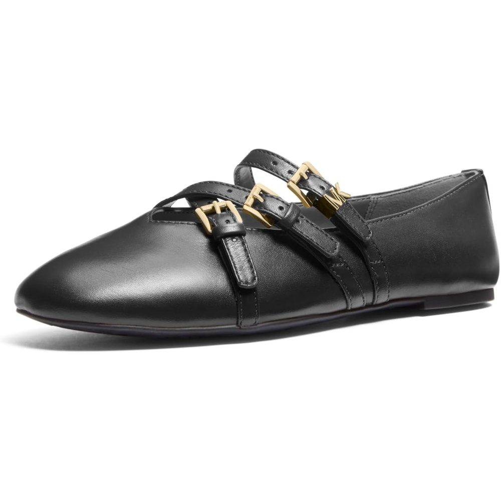 image:imageMichael Kors Womens Indy Flex Ballet FlatBlackPoise Leather