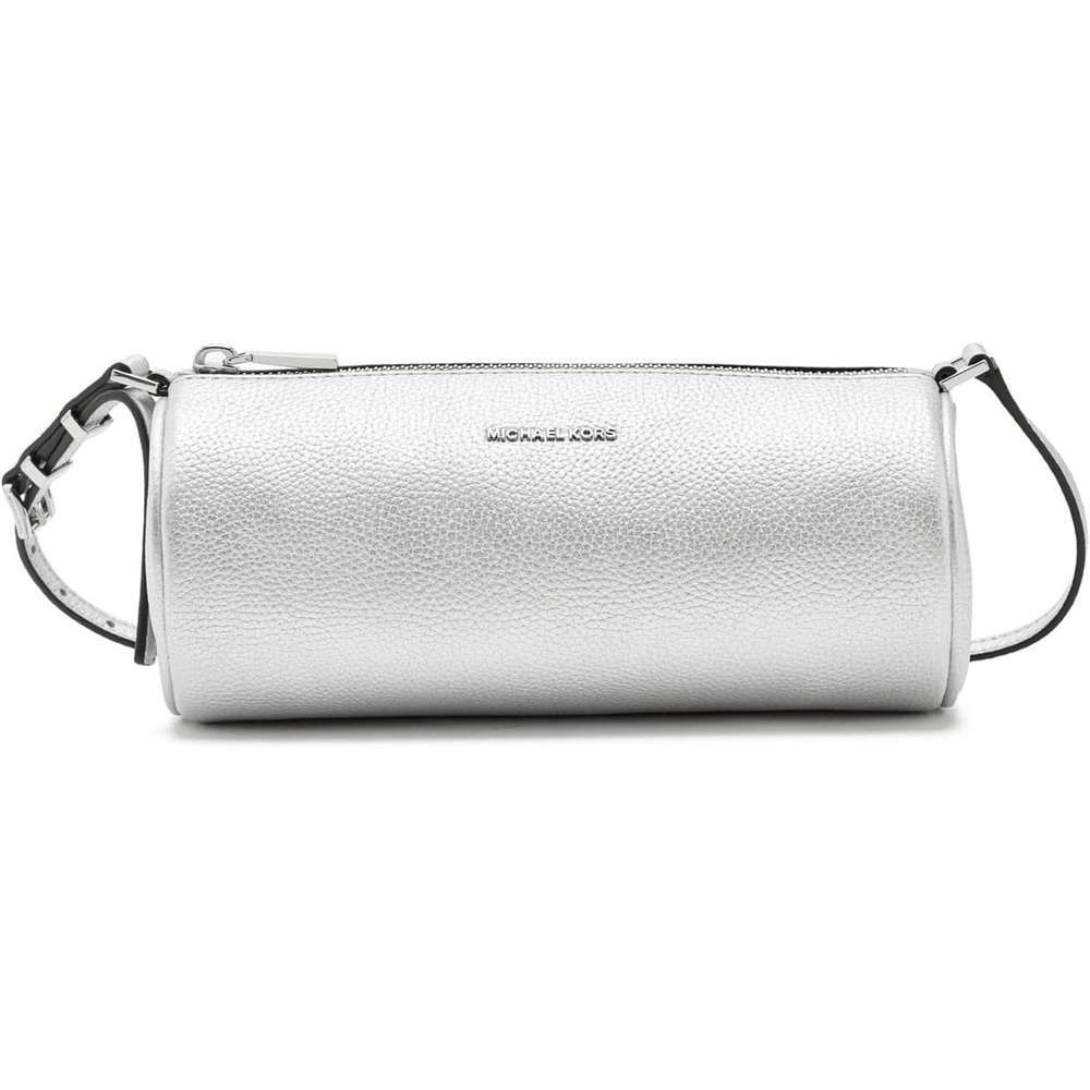 image:imageMichael Kors Womens Izzy Small Barrel PouchetteSilver