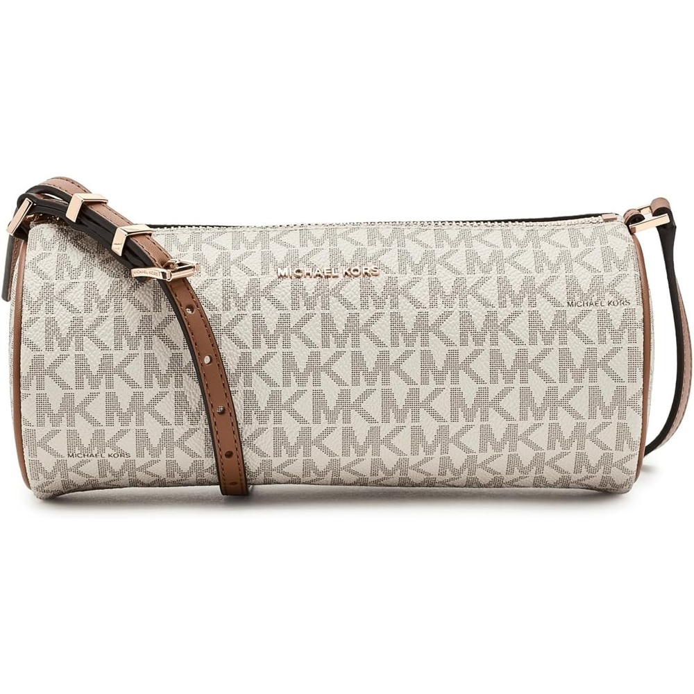 image:imageMichael Kors Womens Izzy Small Barrel PouchetteVanillaAcorn
