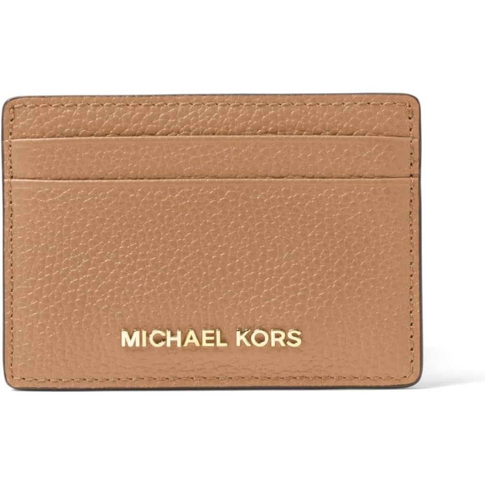 image:imageMichael Kors Womens Jet Set Card Holder GoldTone HardwareLuggageGoldtone HardwarePebble LeatherHusk