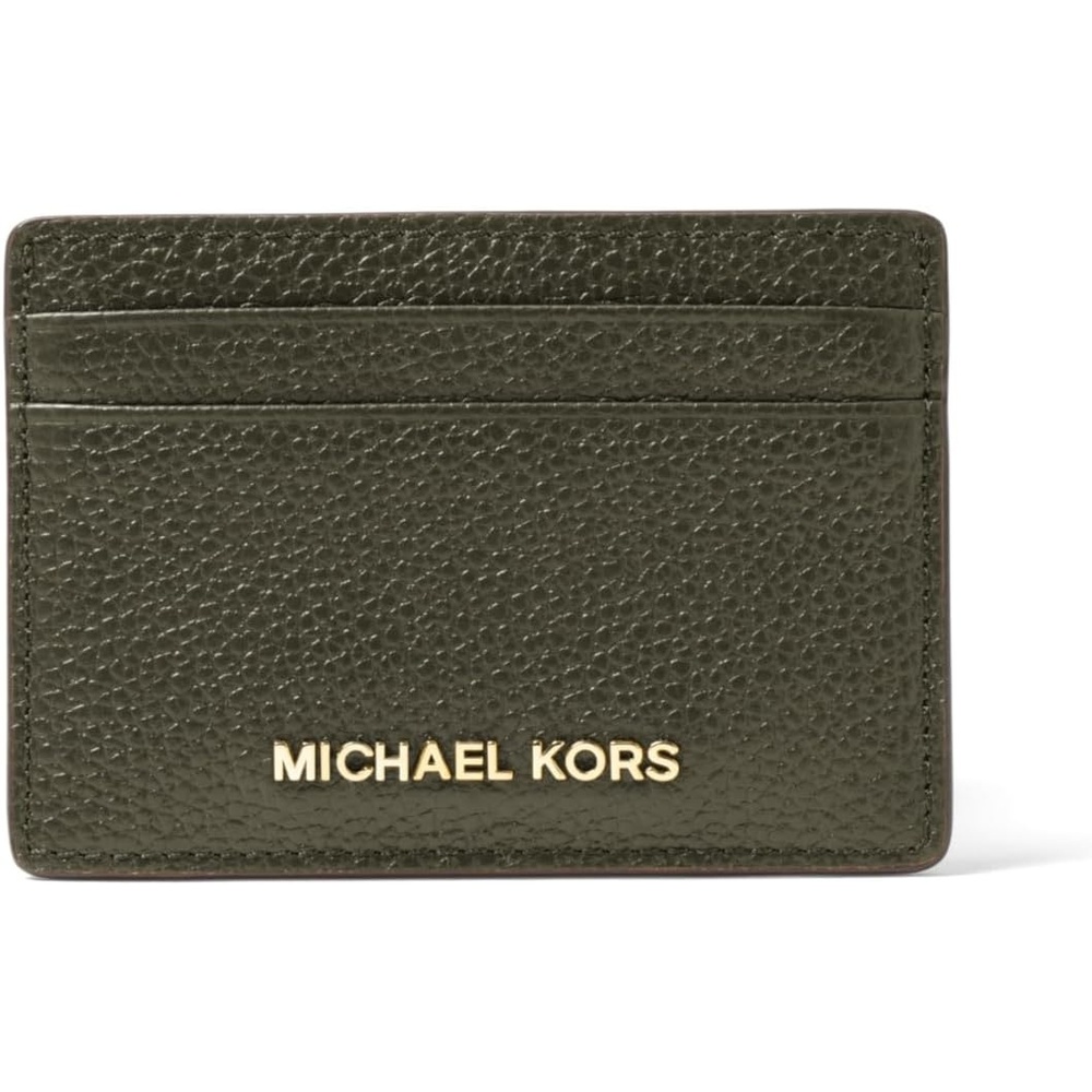 image:imageMichael Kors Womens Jet Set Card Holder GoldTone HardwareLuggageGoldtone HardwarePebble LeatherIvy