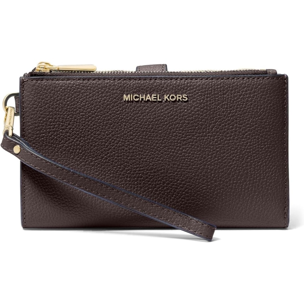 image:imageMichael Kors Womens Jet Set Double Zip WristletChocolate