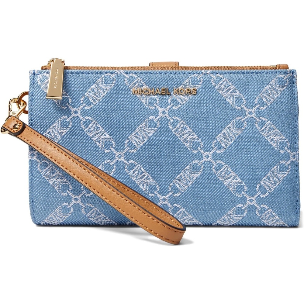 image:imageMichael Kors Womens Jet Set Double Zip WristletDenim Multi
