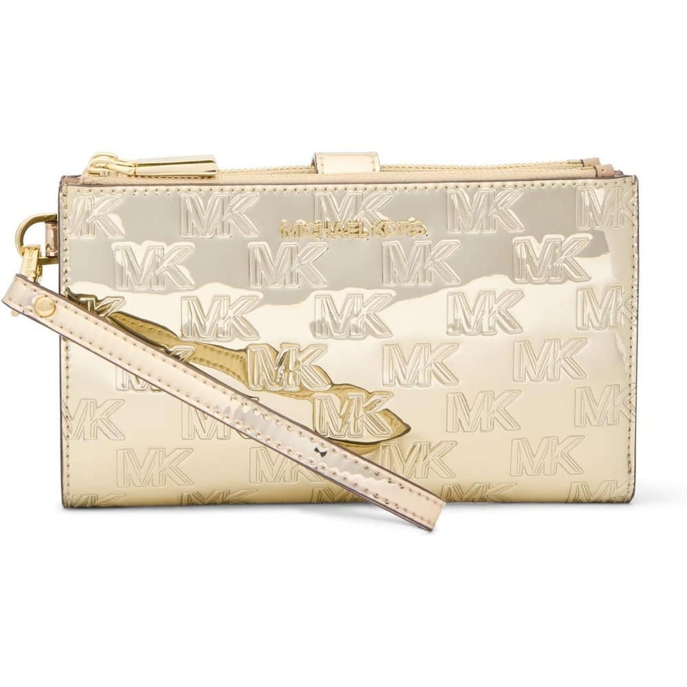 image:imageMichael Kors Womens Jet Set Double Zip WristletPale Gold