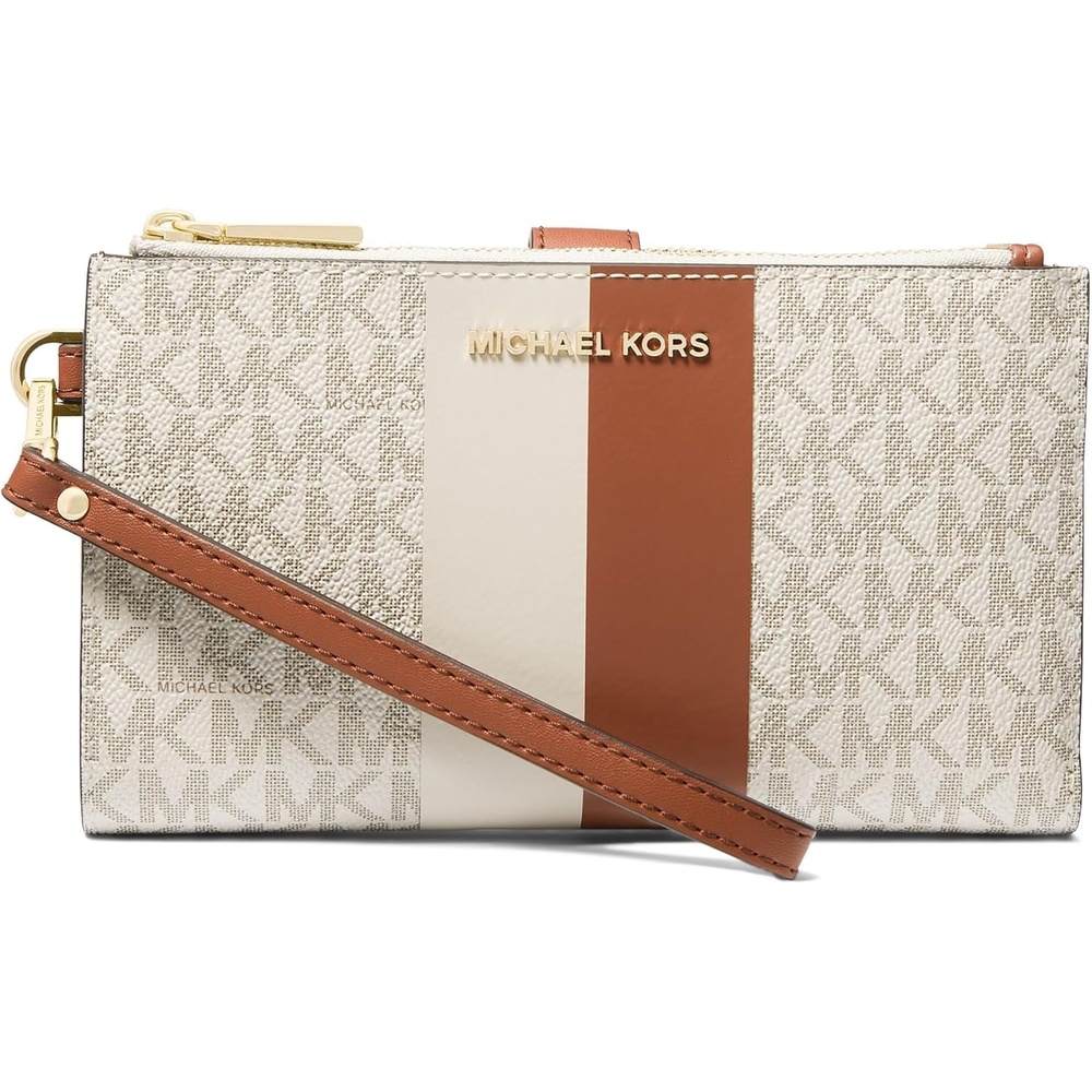 image:imageMichael Kors Womens Jet Set Double Zip WristletVanillaLuggage